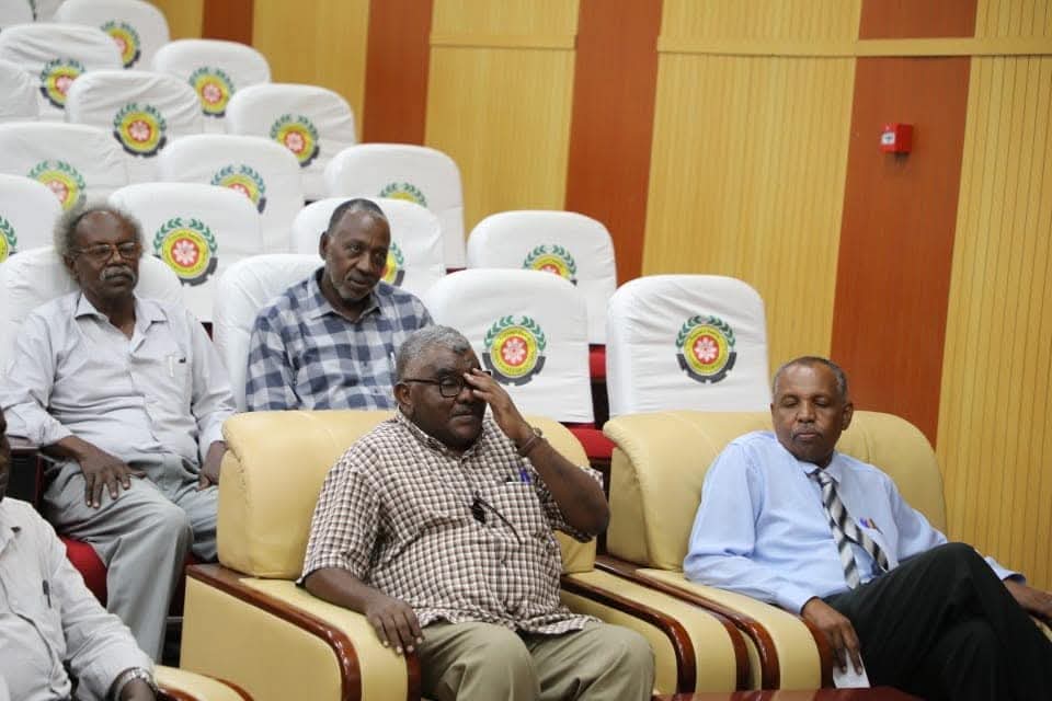 Attendees at the training activities