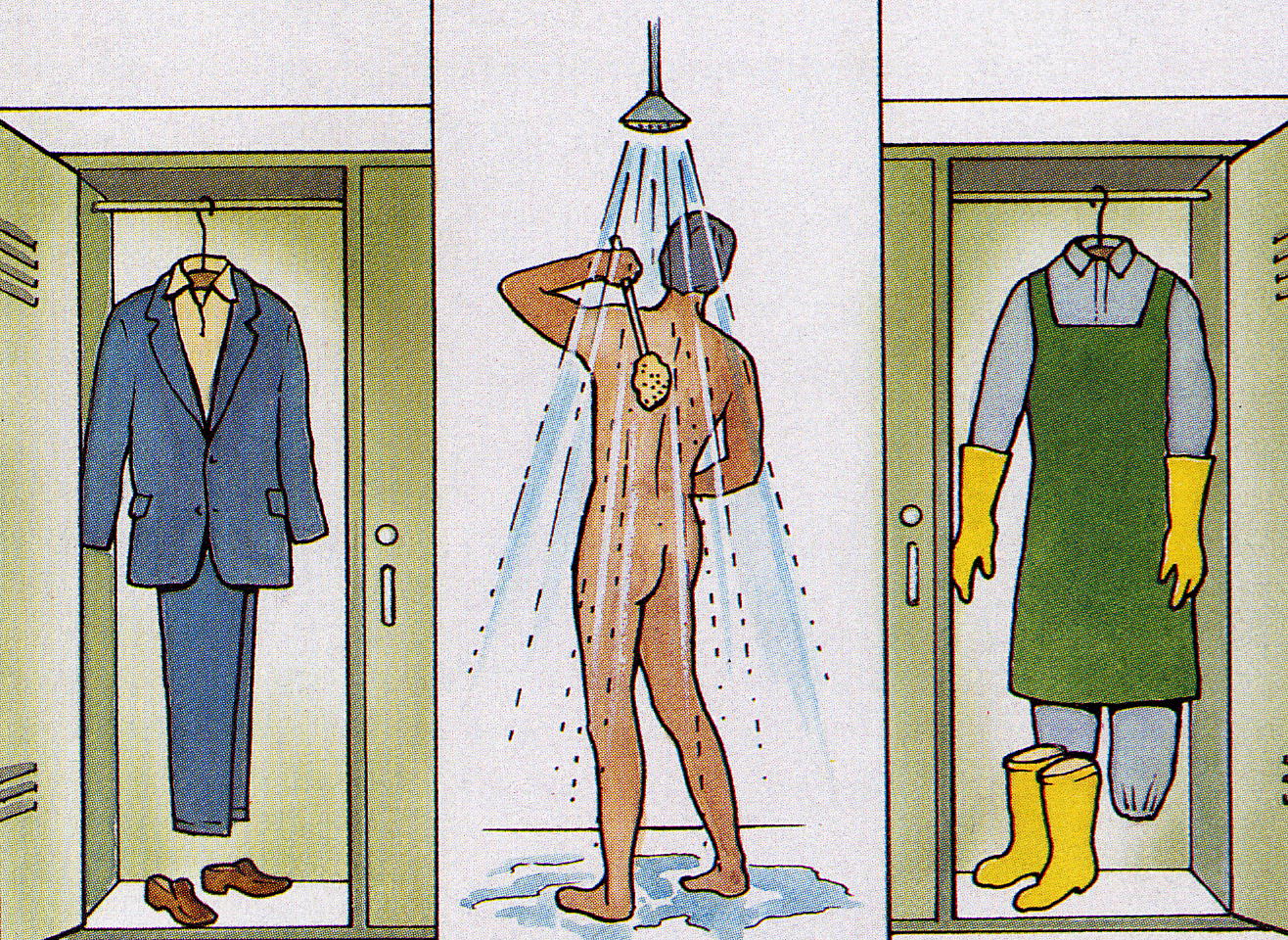 Washing and decontamination facilities