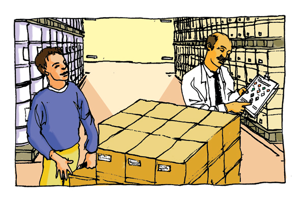Warehouse responsibility and records